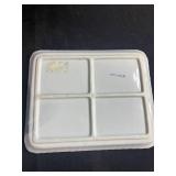 Vintage Porcelain Miniature Tea Set with Pink Floral Design