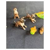 Collection of Mini Ceramic and Porcelain Animal Figurines