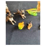 Collection of Mini Ceramic and Porcelain Animal Figurines