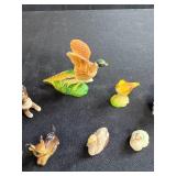 Collection of Mini Ceramic and Porcelain Animal Figurines