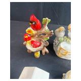 Lot of Vintage Porcelain and Ceramic Bird Figurines