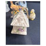Lot of Vintage Porcelain and Ceramic Bird Figurines