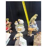 Lot of Vintage Porcelain and Ceramic Bird Figurines