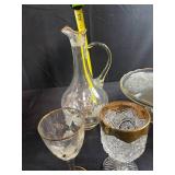 Vintage Glassware and Ransburg Tin Collection