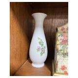 Decorative Home Decor Set with Vase, Letter Holder, Framed Floral Art, and Inspirational Plaque