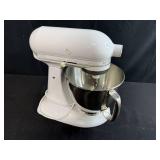 KitchenAid Artisan Stand Mixer 325 Watts White with Stainless Steel Bowl