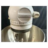 KitchenAid Artisan Stand Mixer 325 Watts White with Stainless Steel Bowl