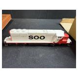 Vintage Backgammon Set, Model Train Engine, and 78 RPM Children