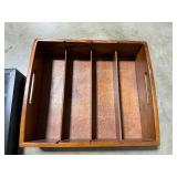 Home Decor Assortment with Wood Tray, Shadow Box, Stone Decor, and Goose Wall Hanger