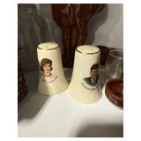 Vintage Ceramic Decor Lot with Miniature Cups and Decanters