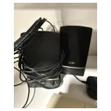 Cyber Acoustics Computer Speakers with Subwoofer, Power Adapter, and Power Strip