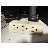 Cyber Acoustics Computer Speakers with Subwoofer, Power Adapter, and Power Strip