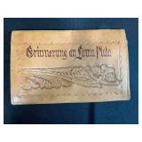 Vintage Gold Evening Bags and Tooled Leather Wallet Set