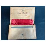 Vintage Gold Evening Bags and Tooled Leather Wallet Set