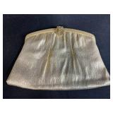 Vintage Gold Evening Bags and Tooled Leather Wallet Set