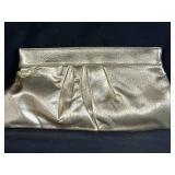 Vintage Gold Evening Bags and Tooled Leather Wallet Set