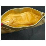 Vintage Gold Evening Bags and Tooled Leather Wallet Set