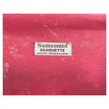 Vintage Samsonite Silhouette Pink Train Case with Mirror