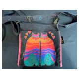 Collection of 4 Designer and Vintage Handbags including Laurel Burch and Vera Bradley