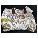 Collection of 4 Designer and Vintage Handbags including Laurel Burch and Vera Bradley