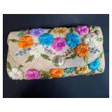 Collection of 4 Unique Purses and Clutches - Crochet, Floral, Novelty Designs