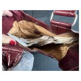 XOXO Burgundy Faux Leather Shoulder Bag with Tags - retail $79