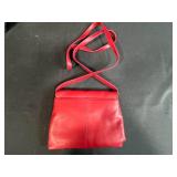 Set of 4 Designer Bags and Wallets: Dooney & Bourke, Fossil, Liz Claiborne, Red Shoulder Bag, and Pendleton Plaid Tote