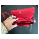 Set of 4 Designer Bags and Wallets: Dooney & Bourke, Fossil, Liz Claiborne, Red Shoulder Bag, and Pendleton Plaid Tote