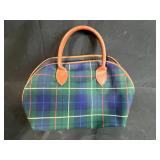 Set of 4 Designer Bags and Wallets: Dooney & Bourke, Fossil, Liz Claiborne, Red Shoulder Bag, and Pendleton Plaid Tote