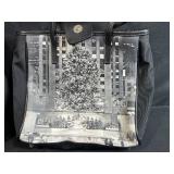 Set of 2 LIFE Magazine Black and White NYC-Themed Tote Bags - They Sparkle!