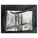 Set of 2 LIFE Magazine Black and White NYC-Themed Tote Bags - They Sparkle!