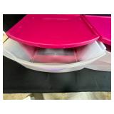 Sterilite and Rubbermaid Plastic Storage Drawers and Bin Set