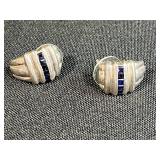 Collection of Vintage Silver Tone and Mixed Metal Earrings, Heart Brooch & Kramer of NY Brooch