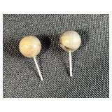 Collection of Vintage Silver Tone and Mixed Metal Earrings, Heart Brooch & Kramer of NY Brooch