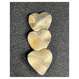 Collection of Vintage Silver Tone and Mixed Metal Earrings, Heart Brooch & Kramer of NY Brooch