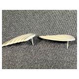 Collection of Vintage Silver Tone and Mixed Metal Earrings, Heart Brooch & Kramer of NY Brooch