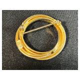 Collection of Vintage Silver Tone and Mixed Metal Earrings, Heart Brooch & Kramer of NY Brooch