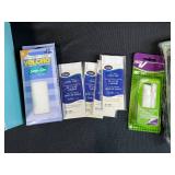 Quilting Sewing Basket with Assorted Fabric, Trim, Velcro, and Notions