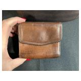 Designer Crossbody Bags with Vintage Wallet, Gloves, and Decorative Linens Set