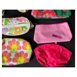 Assorted Cosmetic Bags and Vintage Jewelry Case Collection