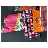 Collection of Fashion Scarves and Faux Fur Collar