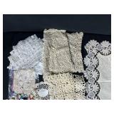 Assorted Vintage Lace and Crochet Doilies Collection
