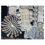 Assorted Vintage Lace and Crochet Doilies Collection