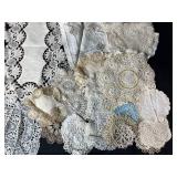 Assorted Vintage Lace and Crochet Doilies Collection