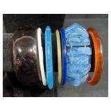 Collection of Vintage Assorted Plastic Bangle Bracelets