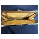 Set of 3 Vintage Evening Clutch Purses with Gold and Beaded Designs