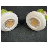 Vintage Vanity Collection: Aynsley China Flower Figurines, Manicure Set, Scarves