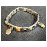 Collection of Silver Tone and Costume Bracelets Including 925 and Monet