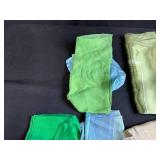 Collection of Vintage and Modern Scarves Assorted Colors and Patterns