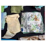 Collection of Vintage and Modern Scarves Assorted Colors and Patterns